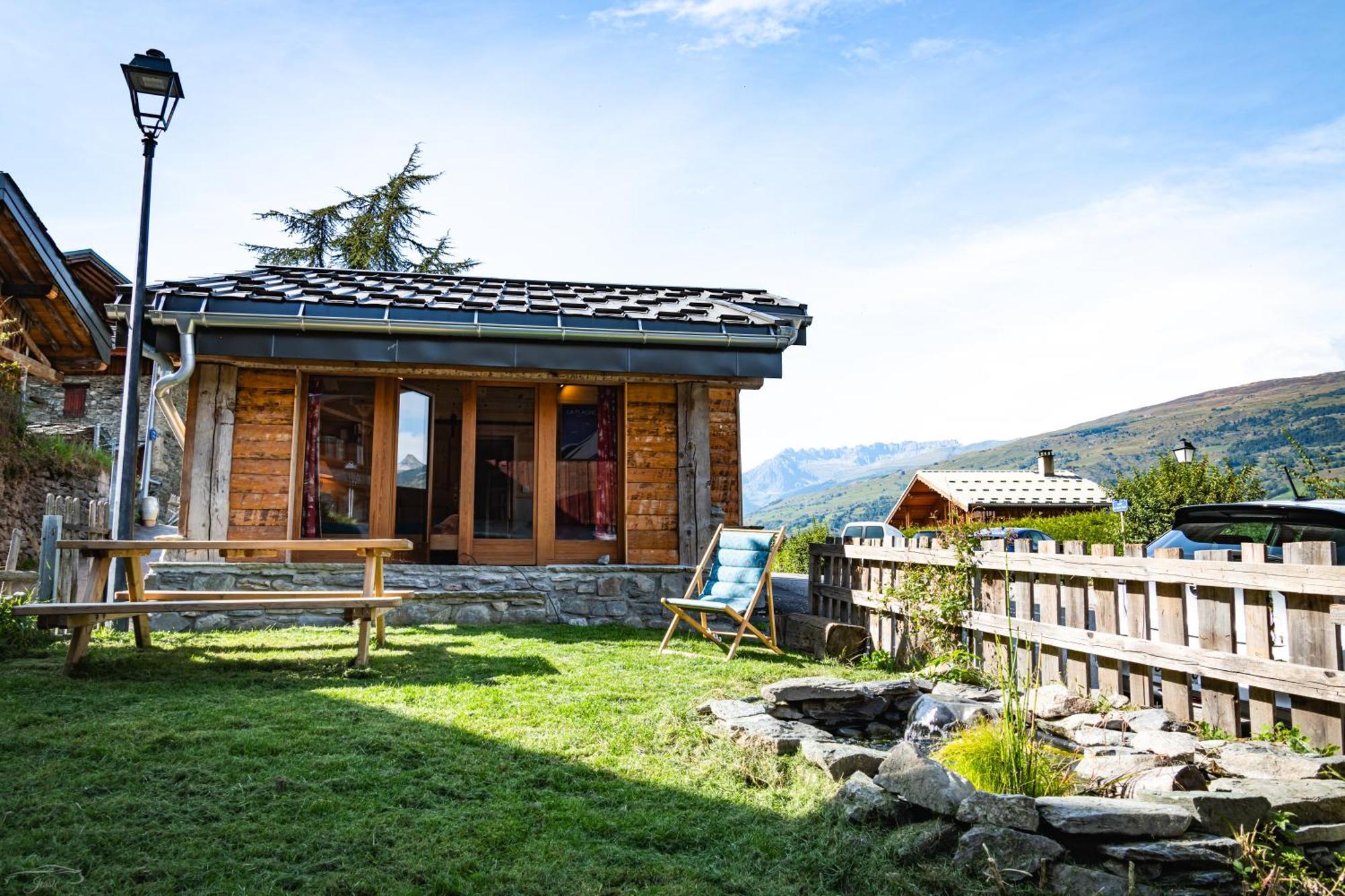 Chalet Balneo Billard La Plagne Savoie Vue Top Extérieur photo