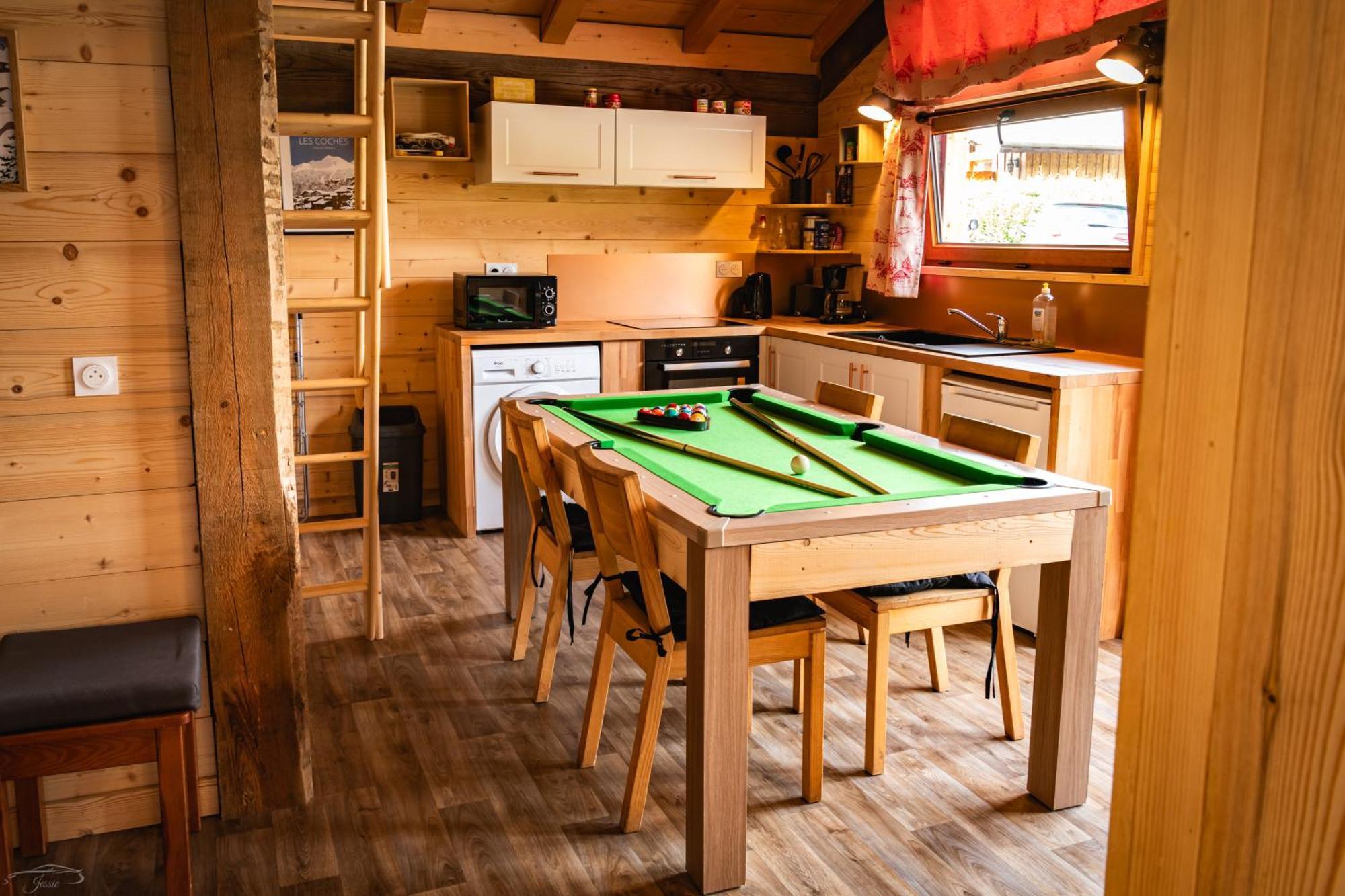 Chalet Balneo Billard La Plagne Savoie Vue Top Extérieur photo