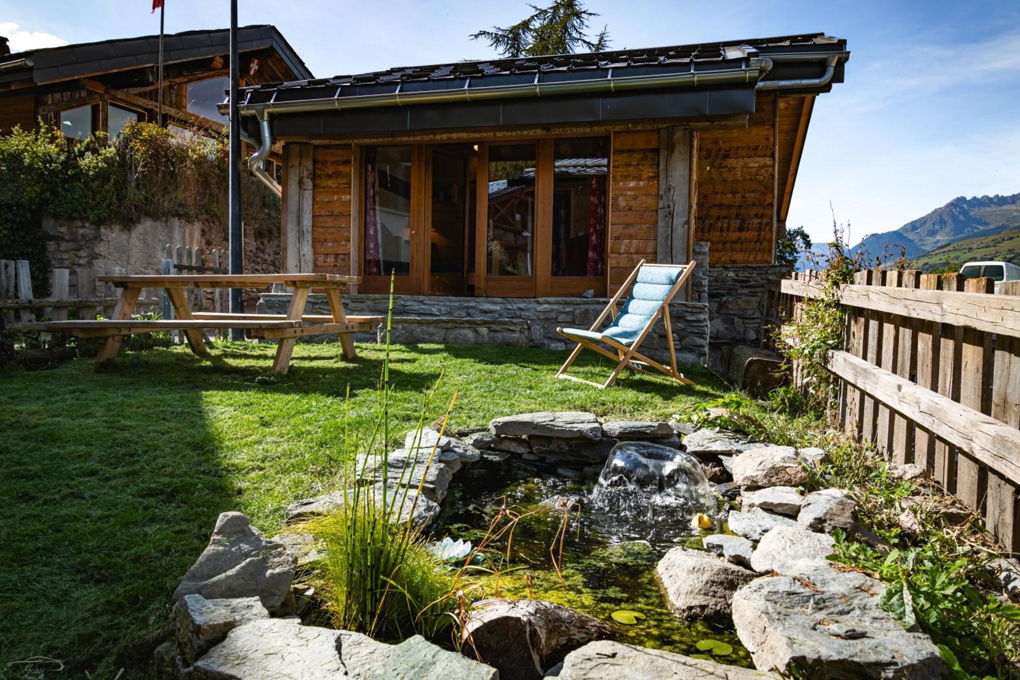 Chalet Balneo Billard La Plagne Savoie Vue Top Extérieur photo